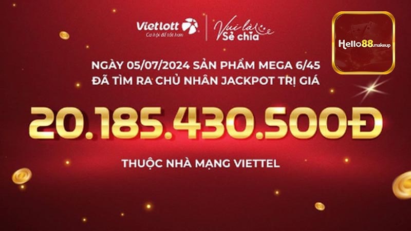 Những ưu đãi lớn khi chơi xổ số vietlott 655 tại nhà cái Hello88