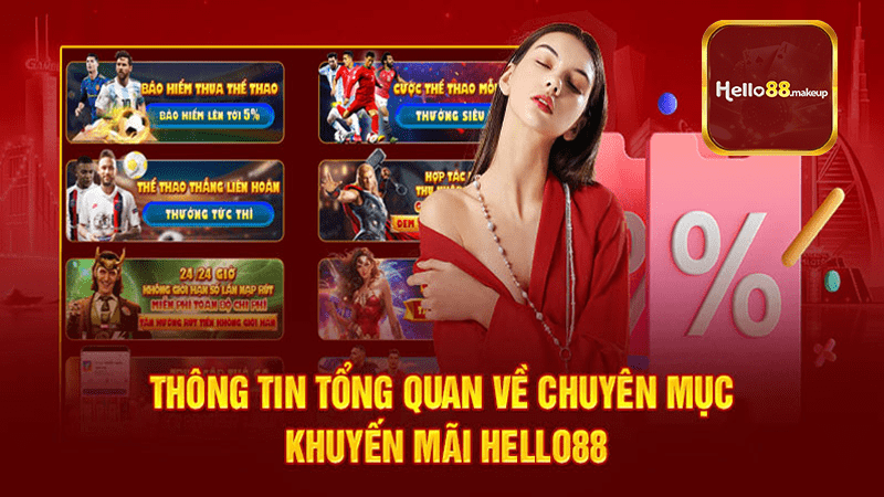 Cơn mưa khuyến mãi đến từ Hello88